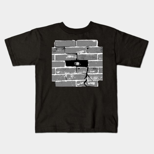 "Brick Wall" Kids T-Shirt by Agon Authentic